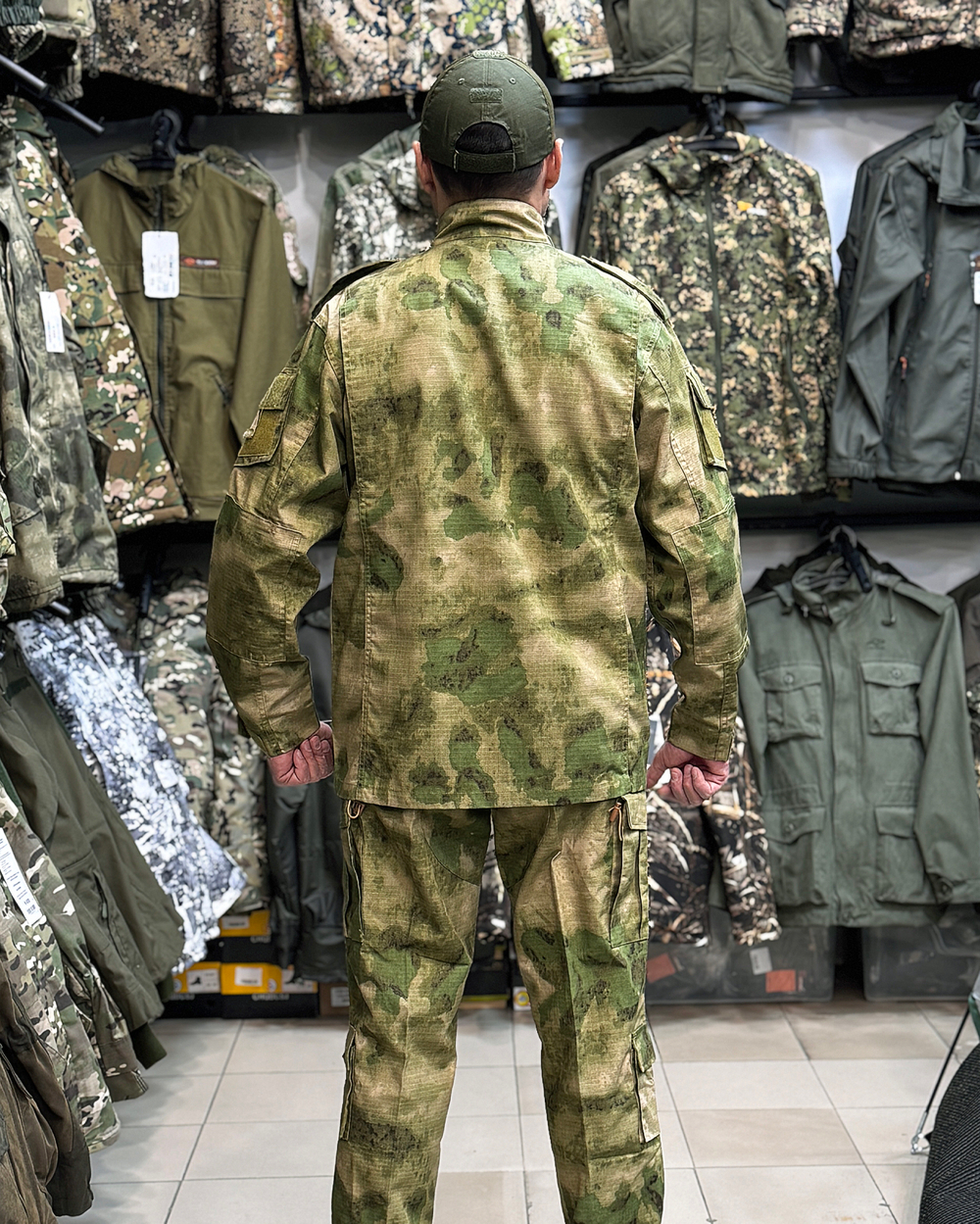 Тактический костюм ACU летний — Лес, износостойкий Rip-Stop