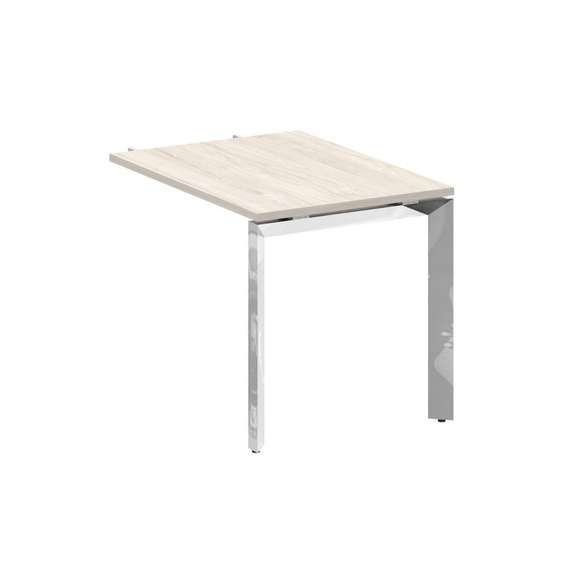 Onix Direct Lux Брифинг-приставка П-обр. м/к M-O.MP-BR-9 Денвер Светлый/Нержавеющая Сталь/Хром 980*7