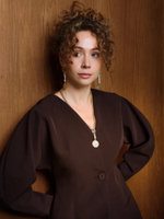 Колье "Marriot pearl coin" Bicolor