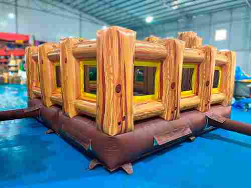 Надувной батут «Лесной Рубеж» для аттракциона Родео, 4*4*2,5 м