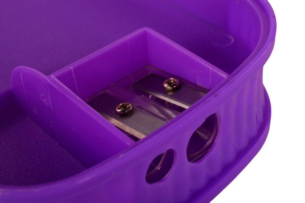 Пенал пластиковый "Пианино", 22*10*4см с точилкой, 4 вида микс