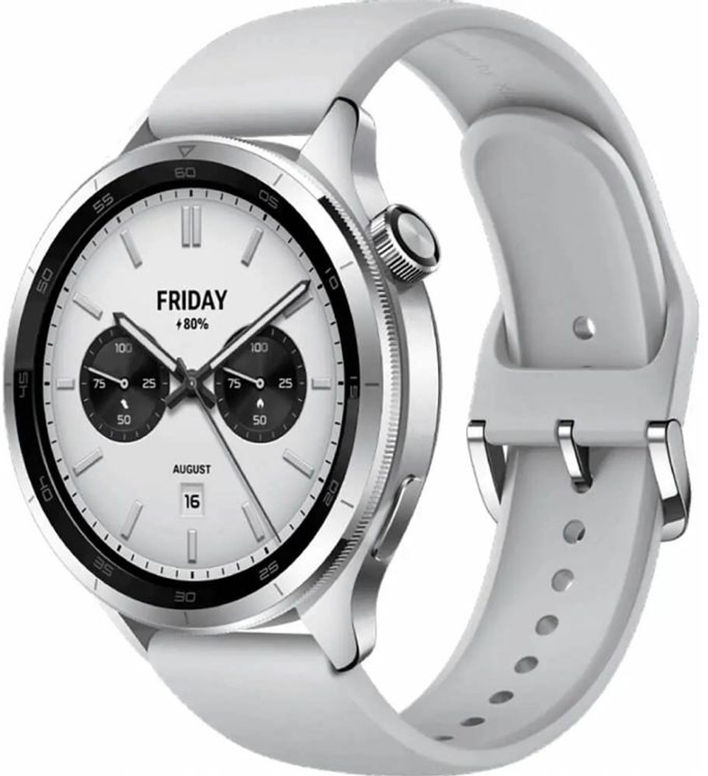 Смарт-часы Xiaomi Watch S4,  47мм,  1.43",  серый/серебристый
