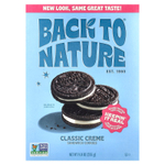 Back to Nature, Сэндвич-печенье, классический крем, 255 г (9 унций)
