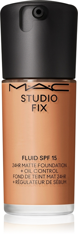 MAC Cosmetics Studio Fix Fluid SPF 15 24HR Matte Foundation + Oil Control - Матирующая тональная основа SPF 15, 30 ml