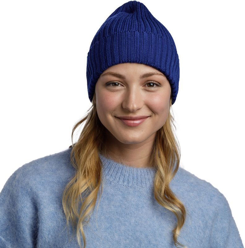 Вязаная шерстяная шапка Buff Knitted Hat Norval Cobalt Фото 1