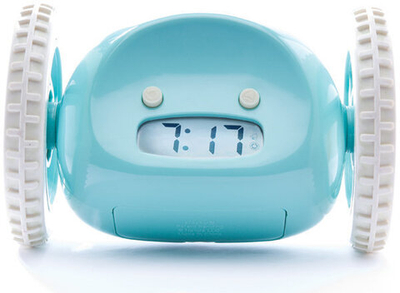 Будильник с сюрпризом clocky бирюзовый