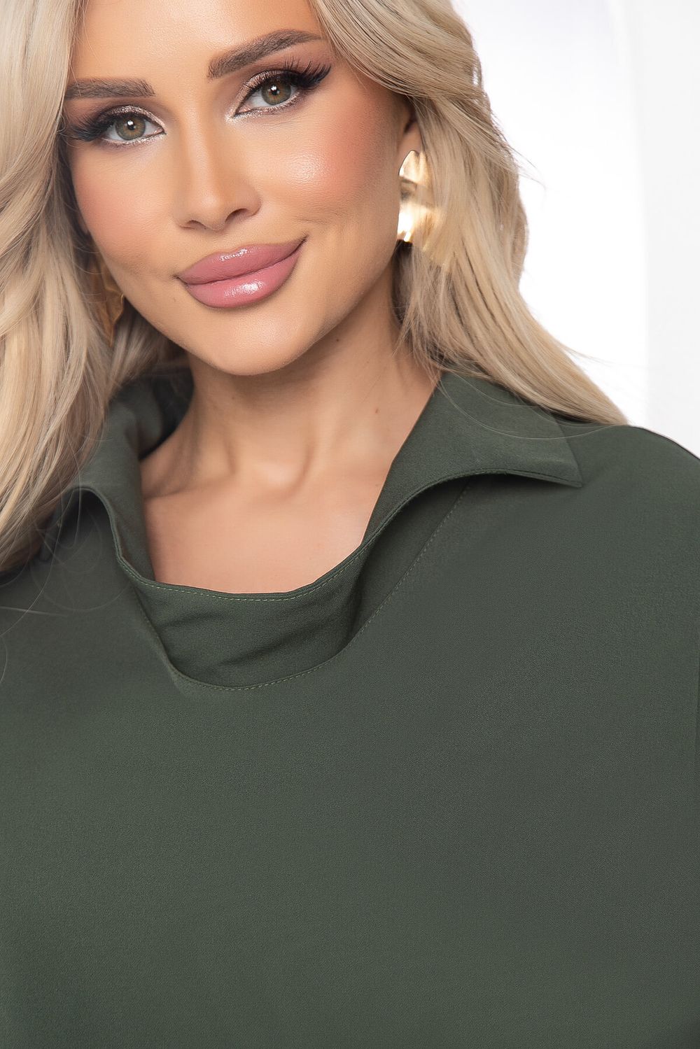 Блуза "Аста" (хаки) Б8394 LT Collection