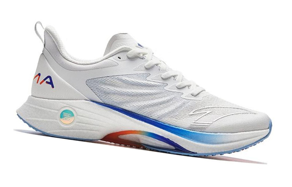 Anta Anta MACH Mach 3.0 non-slip low-top running shoes men's white and blue