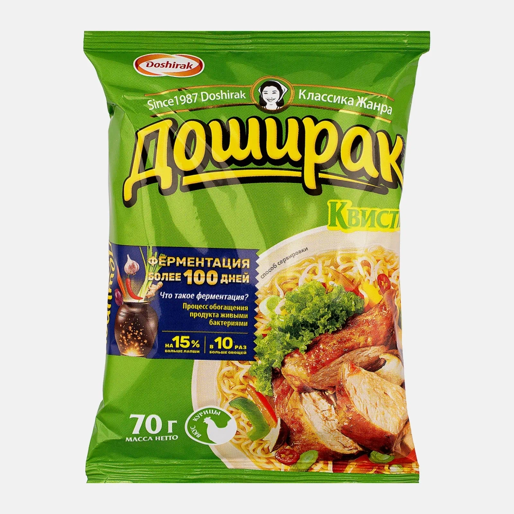 Лапша Доширак Квисти со вкусом курицы 70г