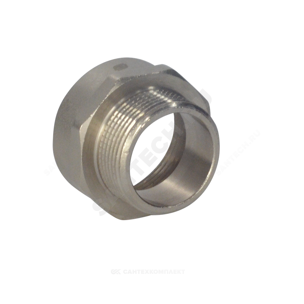 Переход латунь никель Ду 25х15 (1/2"х1") ВР/НР SantechSystems