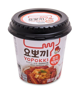 Токпокки (рисовые клецки) Yopokki вкус кимчи, 115 гр