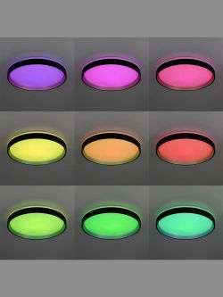 Citilux ENZO CL753451G LED RGB Светильник с пультом Черный + Золото