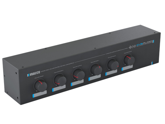 CVGAUDIO VRA-6120 шестиканальный, 2U-рэковый, 11-позиционный регулятор громкости