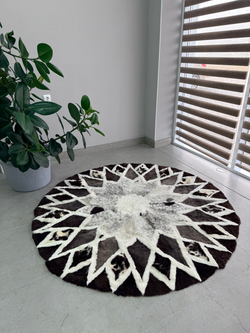 Ковер шкура натуральная овчина меховой