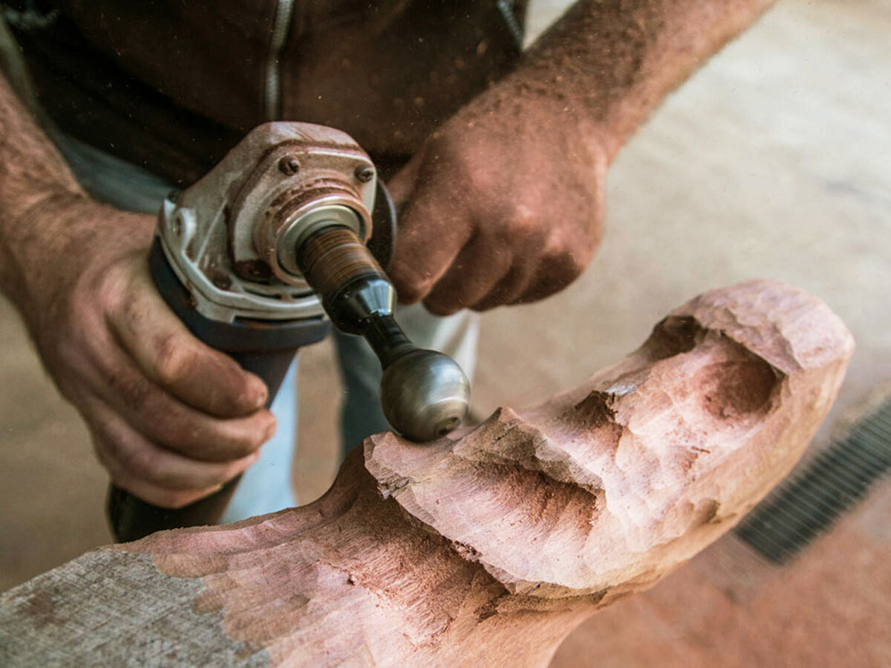 Шарообразная фреза MESSER 40х108хМ14  для объемно-фигурных работ по дереву