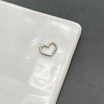 подвес сердце (на серьгу)