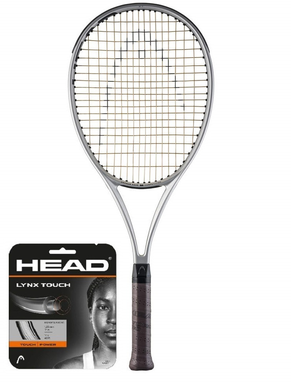 Теннисная ракетка Head Boom MP Arthur Ashe Competition 2025 + струны
