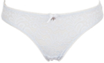 Кружевные трусики-бразилиана Amy (Размер: M) (Цвет: пудровый)