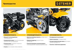 Бензиновый культиватор STEHER GK-170