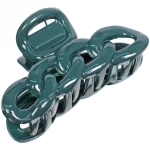 Заколка-краб для волос на блистере «Magic Gloss», кольца, микс 6 цветов, 6,5см