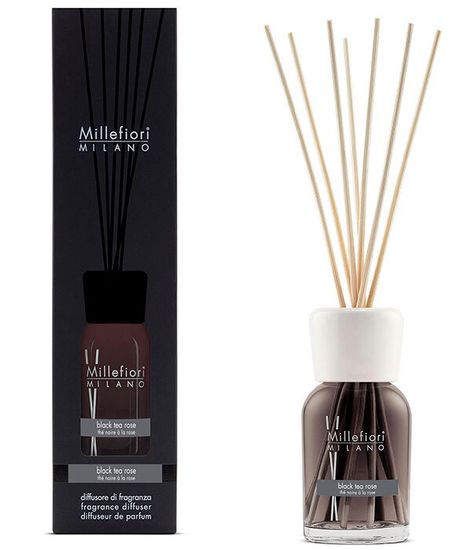 Чёрный чай и роза, диффузор ароматический, Millefiori Milano