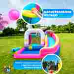 Батут на дачу для детей "Приключение единорога" 3,55*3*3 м
