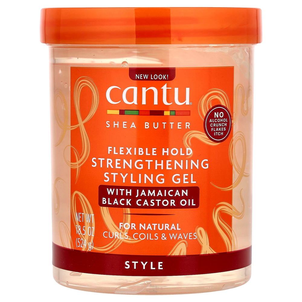 Cantu, Масло ши, гель для укладки гибкой фиксации, 524 г (18,5 унции)