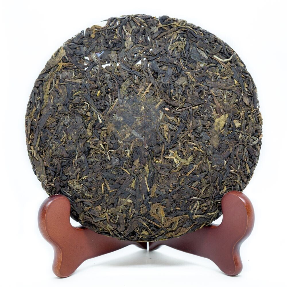59245 Чай прессованный зеленый Пуэр Шэн "Юньфусян, Чэнь Сян", блин 357гр