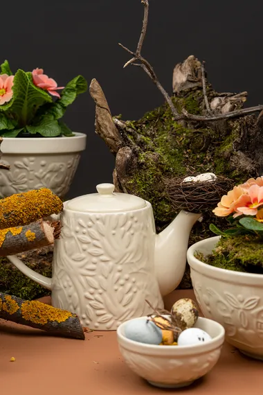 Набор пиал birds of paradise, 190 мл, кремовые, 2 шт.