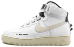 Кроссовки Nike Air Force 1 Utility White Light Cream Pu (Женская размерная сетка)
