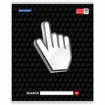 Тетрадь А5, 48 л., BRAUBERG ЭКО, линия, обложка картон, В СЕТИ, 401898, 5шт