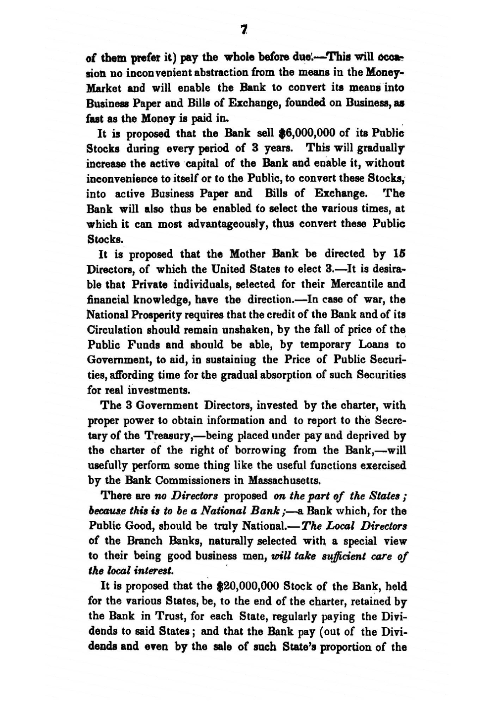 Proceedings of the Friends of a National Bank, at Their Public Meeting, Held in Boston, Fifteenth July, 1841 | Peter Paul Francis Degrand