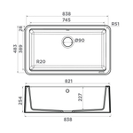 Кухонная мойка Omoikiri Tarento 83-WH