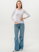 Лонгслив женский белый