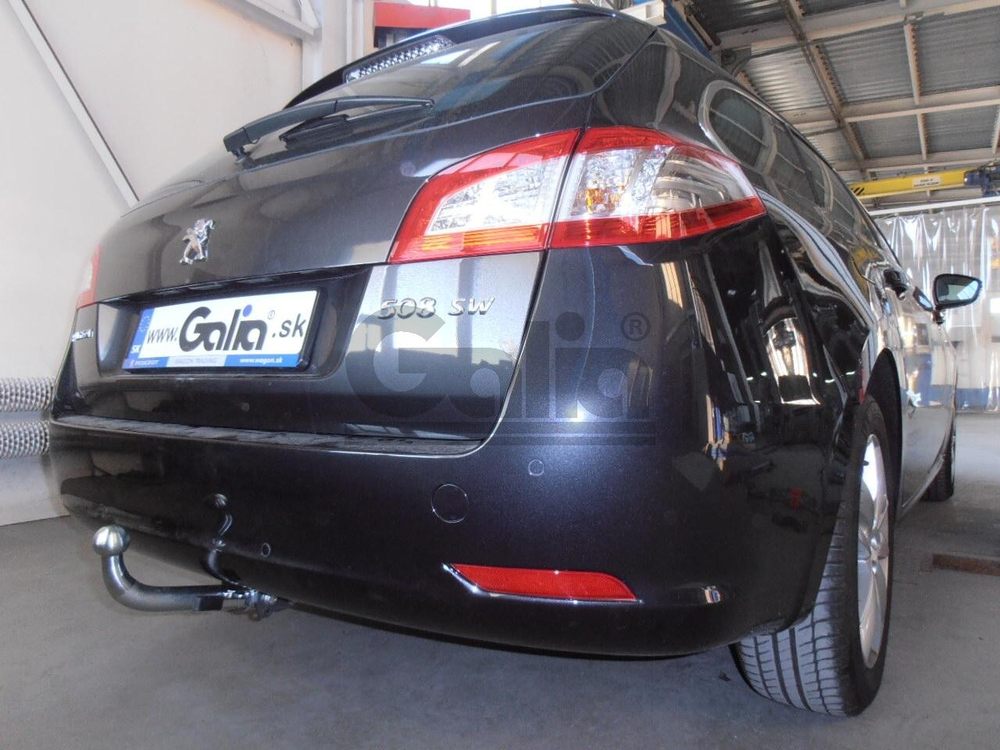 Фаркоп оцинкованный Galia P044A для Peugeot 508 универсал 2011-(паспорт и сертификат в комплекте)(без электрики)