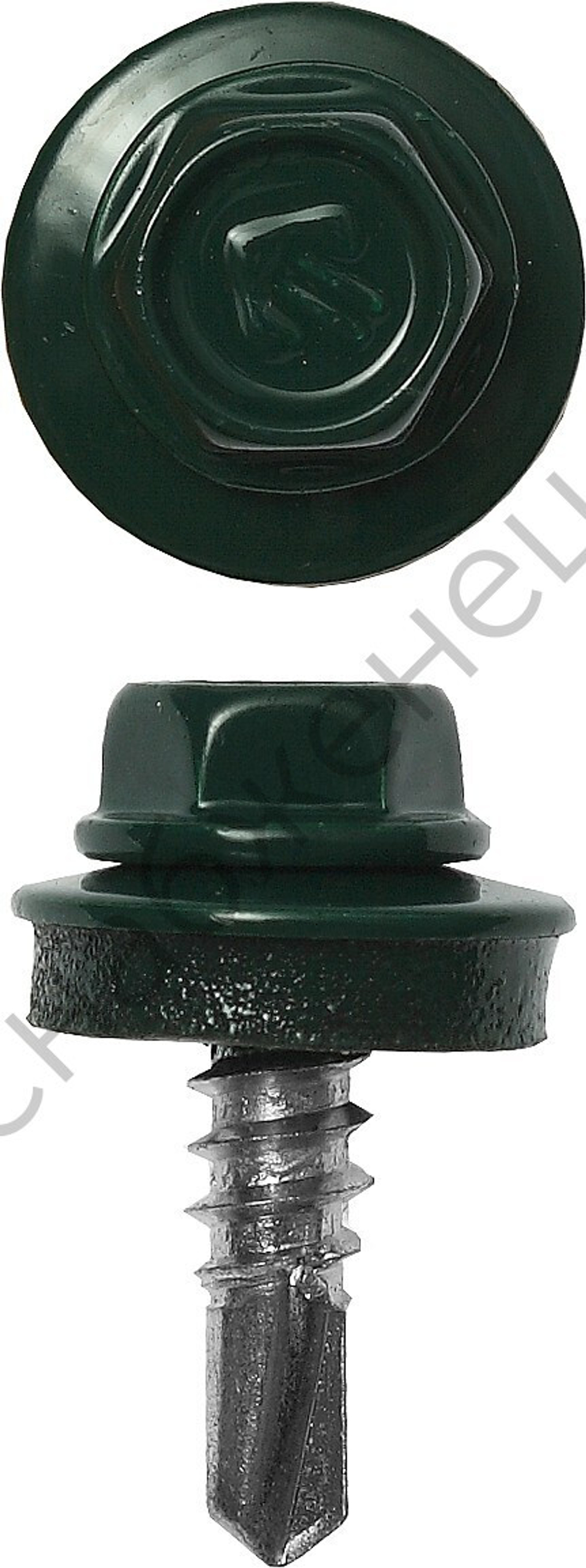 ЗУБР СКМ 6005 25 х 5.5 мм, зел. насыщ., кровельный саморез, 420 шт (4-300315-55-025-6005)