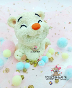 Силиконовая форма Мишка улыбашка