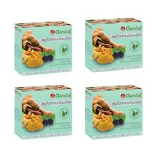 Мыло кусковое Twin Lotus с тамариндом, 85 гр 4 уп
