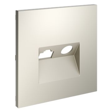 Накладка для розетки TV+RJ45 кат. 6, S70 (кашемир)