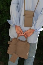 OLIVIA MINI бежевая - небольшие дефекты замши 10