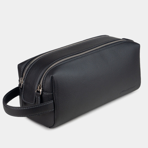 Несессер Voyageur из кожи теленка, черного цвета