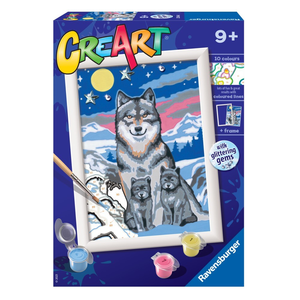 Ravensburger - CreArt Картина Волк 200443 / артикул   200443  / GTIN 4005556200443