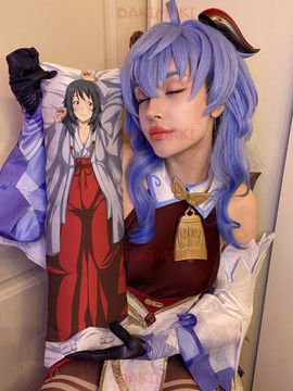 Мини дакимакура Мицуха Миямидзу из Твоё имя арт. M0731, 60х20 см