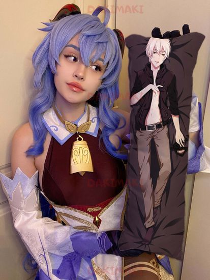 Мини дакимакура Кен Канеки из Токийский Гуль арт. M0265, 60х20 см