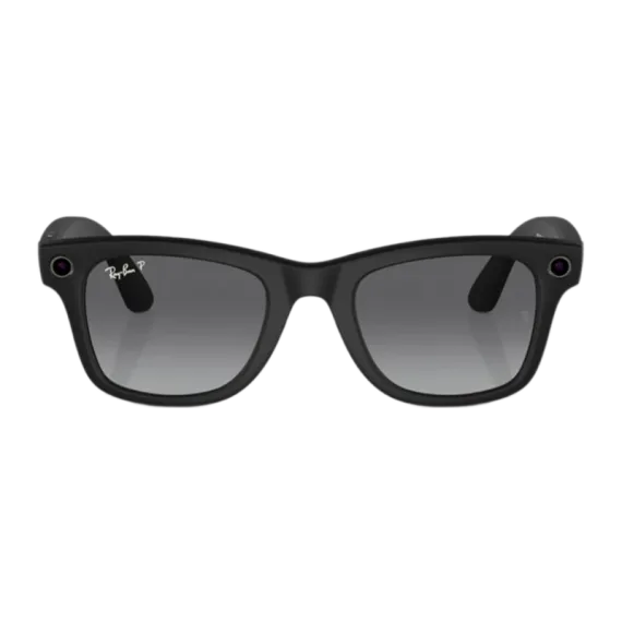 Умные очки Ray-Ban Wayfarer Gen 2 RW4012 Matte Black / Polar Gradient Graphite (Матовая чёрная оправа, линзы поляризованные графитовый градиент), размер M