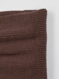 Снуд-резинка вязаный (Каштан)