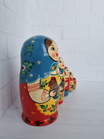 Матрешка "с курочкой" традиция 5мест