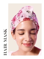 KOELF - МАСКА-ШАПОЧКА ДЛЯ ВОЛОС И КОЖИ ГОЛОВЫ С ЭКСТРАКТОМ РОЗЫ ROSE PETAL SATIN HAIR MASK