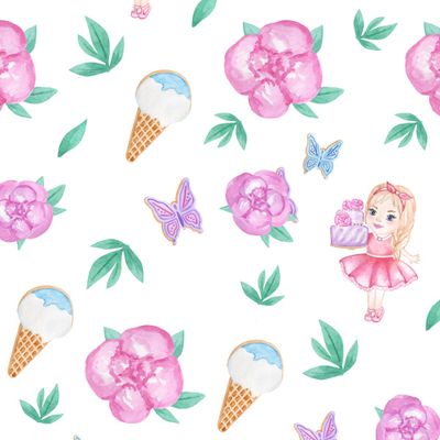 Девочка со сладостями