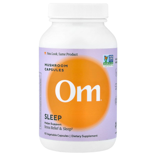 Om Mushrooms, грибные капсулы для сна, 90 растительных капсул